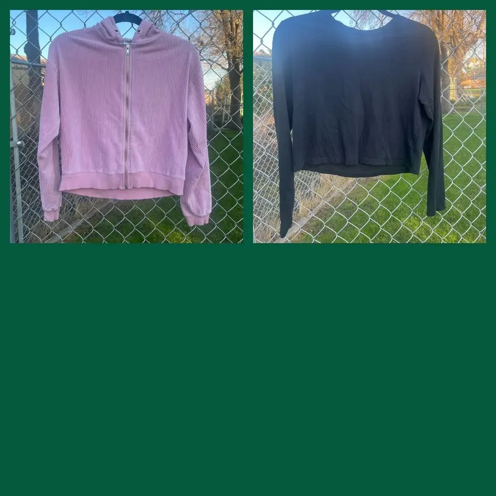 Long Sleeve Shirts 10 piece Bundle Small Medium Crop Top Summer Spring Boobies